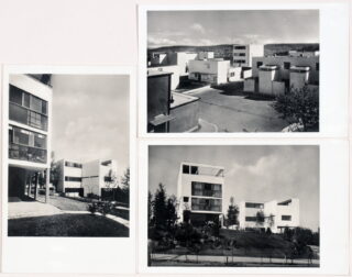 117&emsp;&emsp;Deutscher Werkbund – Drei Fotografien/Postkarten der Weißenhofsiedlung Stuttgart. 1927